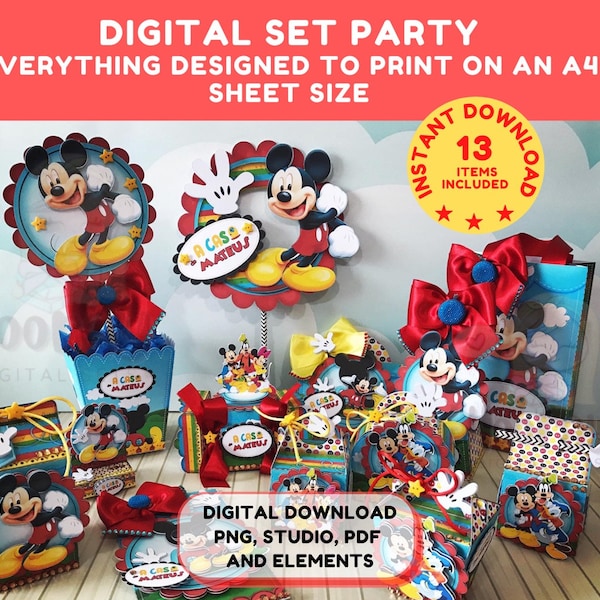 Mickey Printables Etsy