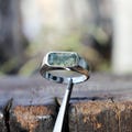 Natural Moss Agate Ring, Men's Ring, 925 Sterling Silver Ring, Handmade Ring, Silver Gemstone Ring, Everyday Ring, Wedding Gift For Him