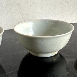 Antique Chinese White Glazed Teacups Ming Dynasty Period