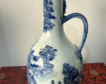 Antique Chinese Cobalt Blue Porcelain Vase