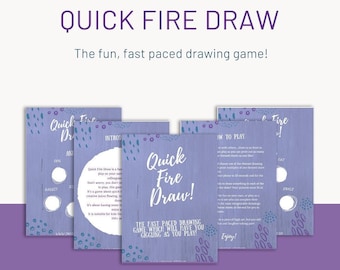 Quick Fire Draw - The fast paced drawing game which will have you giggling as you play! Digital Download, Instant Download, ISGA1