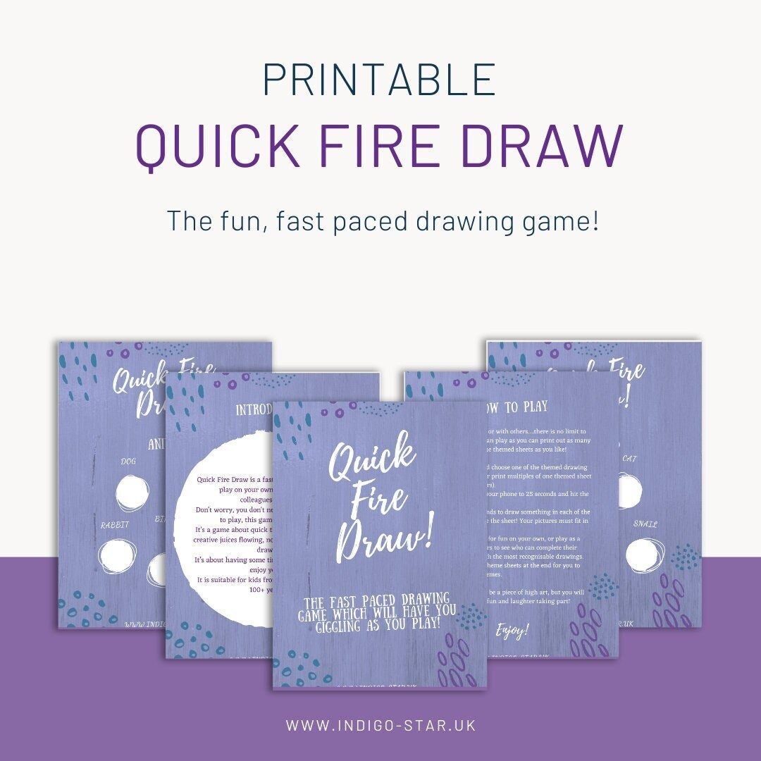 Quick Fire Draw - the Fast Paced Drawing Game Which Will Have You ...