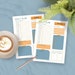 Orange and Green Daily Planner, Daily Schedule, Printable Planner, 7 ...