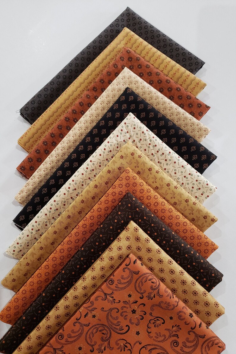 Cheddar & Coal by Pam Buda for Marcus Fabrics Fat Quarter Etsy