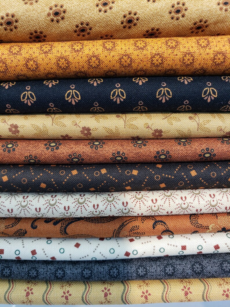 Cheddar & Coal by Pam Buda for Marcus Fabrics Fat Quarter Etsy