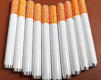 10x Metal One Hitter Dugout Pipe Cigarette Bat Large 78mm / 3.07" Free Shipping!