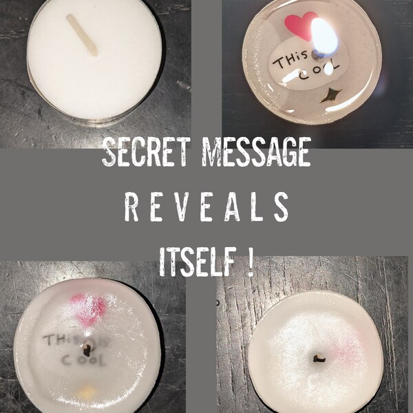 Candles With Message Etsy