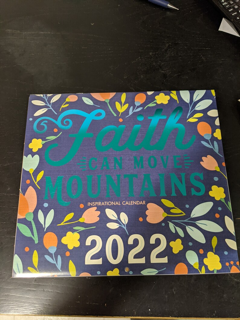 2022 Wall Calendar, Dollar Tree Calendars, Scrapbooking, Calendar Craft