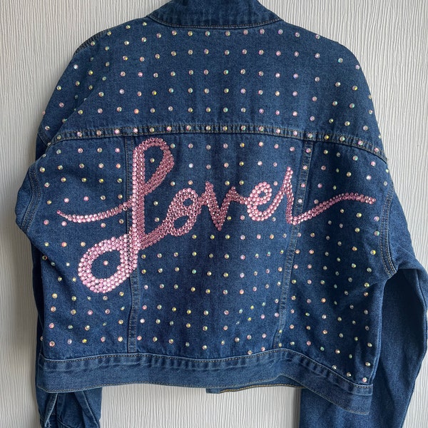 Chaqueta vaquera PERSONALIZADA Taylor Swift Eras - HECHA A MANO a pedido