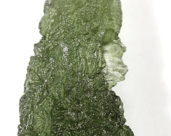 NICE DROP from Chlum locality !!! Natural Czech moldavite - year 2012, 2.43 grams, 28x12x8 mm, nice lighter yellowish green color