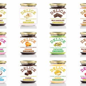 Delice Sugar Free Chocolate Spread. Low Carb/ Keto Spread /NO PALM Oil or Maltitol