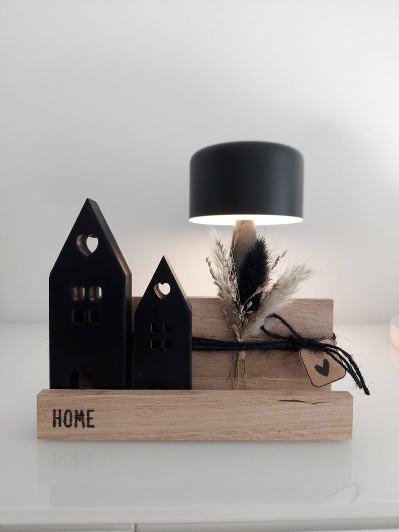 Houses gift set black/ houses bar scandi style image 4