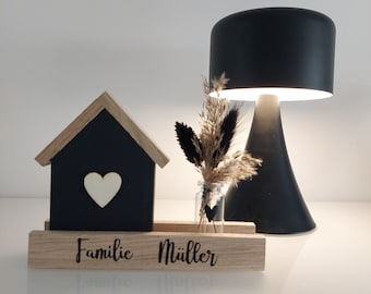 House with heart personalized gift set moving in/friends/home