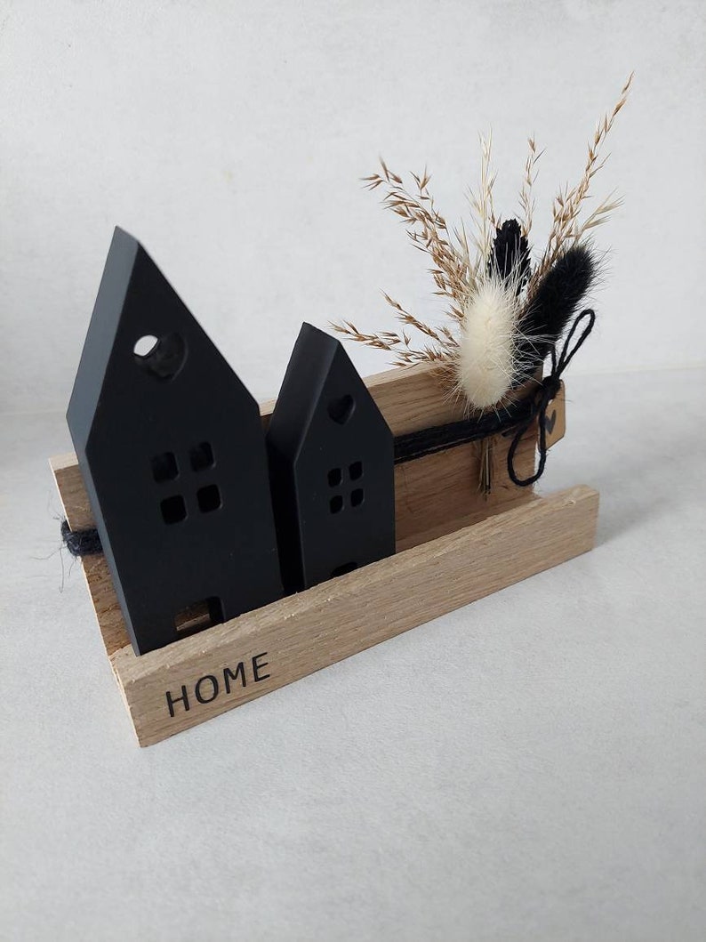 Houses gift set black/ houses bar scandi style image 10