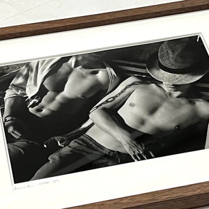Picture frame made of solid wood