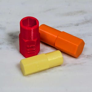 Conjunto de chaves de soquete para manutenção e bricolage de sintetizadores Eurorack - conjunto de soquetes de plástico de 8 mm, 10 mm e 10,5 mm