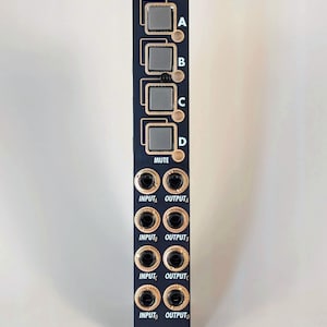 Stum - 4hp - パフォーマンス、CV、オーディオ信号用のバクトロールミュート
