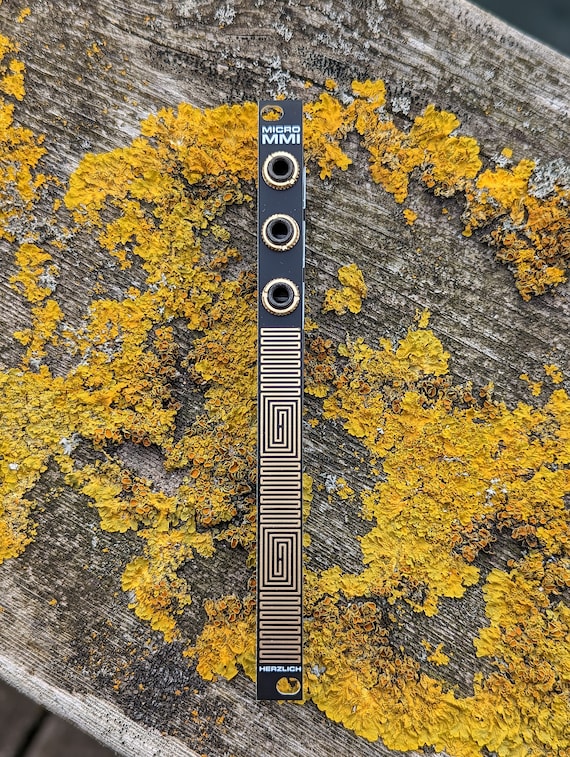 Touch and Pressure Controller - 2hp - Micro Man-Machine Interface - passive modular controller for Eurorack systems