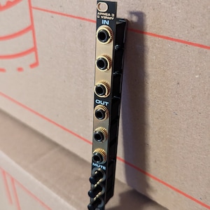 Herzlich Apnea 3 - 2hpPassive Performance Mute für Eurorack und Modular-Systemen, Audio und CV