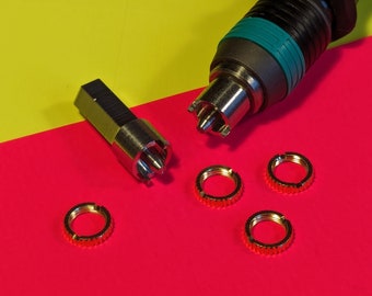 1/4" hex bit driver voor 3,5 mm jack kartelmoeren - volledig metalen constructie roestvrijstalen bit voor synth DIY