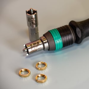 6kant Bit-Schraubendreher für 3,5 mm Jack Rändelmuttern - Knurl Kontrol - präzisionsgefertigter 1/4" Edelstahlbit