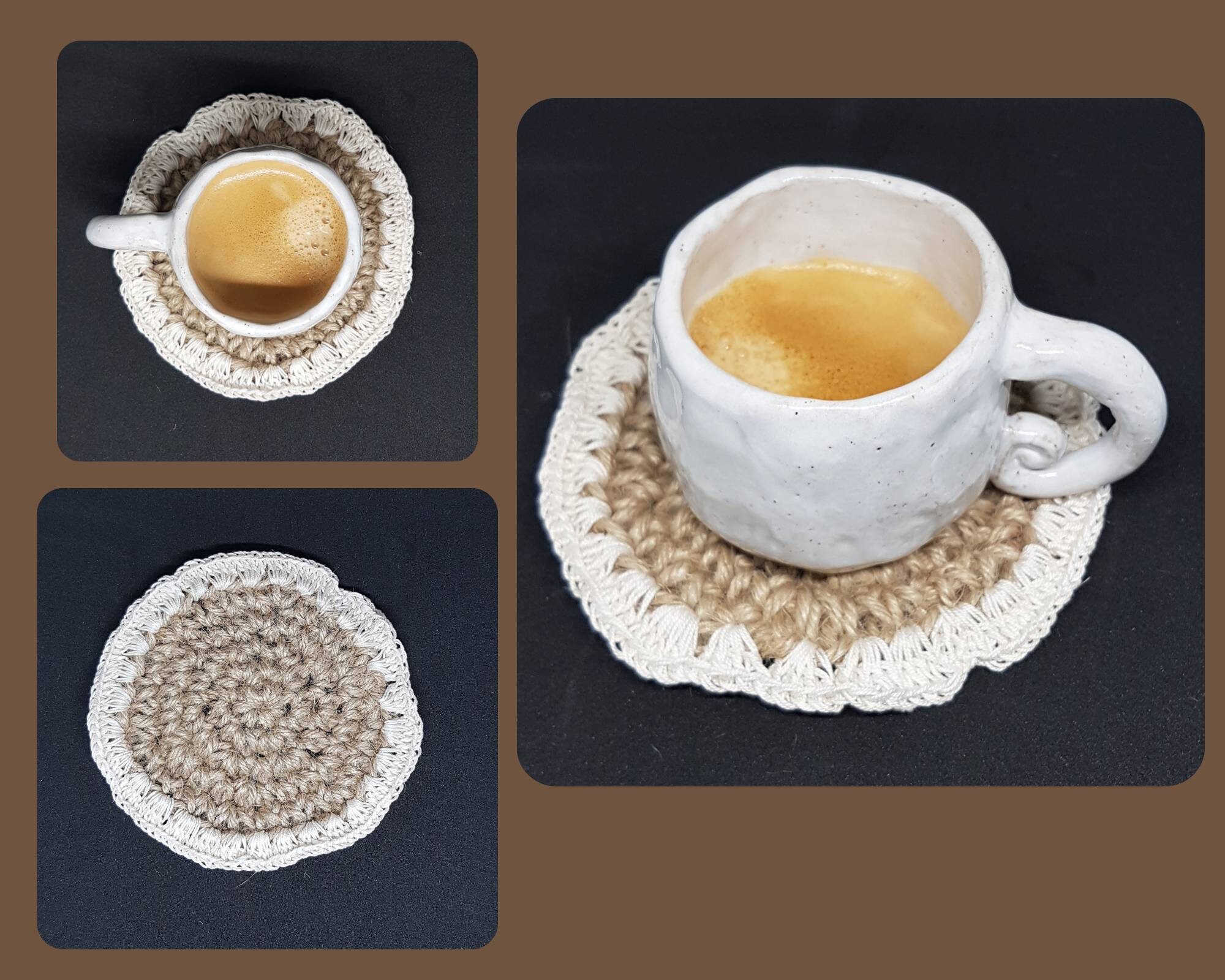 Sous -Tasse en Jute