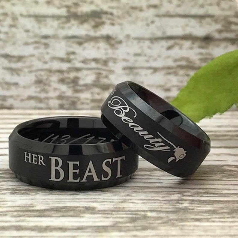 Beauty and the Beast Ring - Etsy