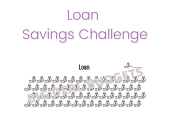 Loan Savings Challenge | Custom Goal | A6 | Cash Budgeting