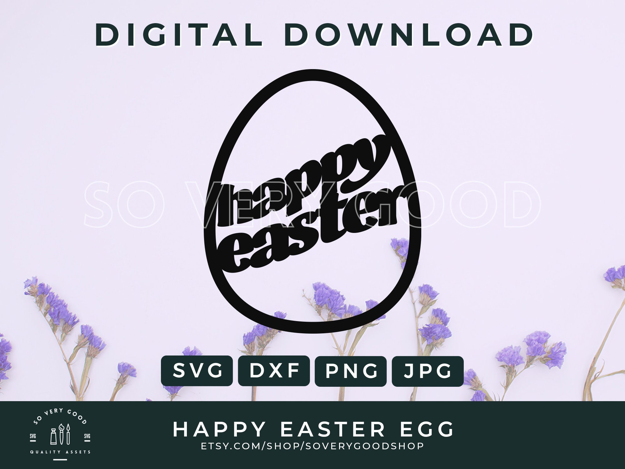 Happy Easter Egg · SVG DXF PNG Jpg · Digital Download - Etsy