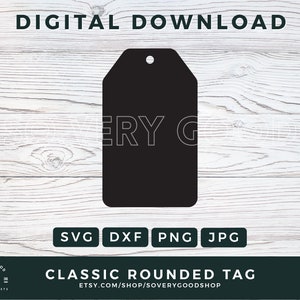 Gift Tag · SVG DXF PNG jpg · Digital Download