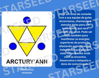 Símbolos de Cura Arcturianos Sagrada Geometria Todos os 4 Níveis Total 28 Símbolos para Impressão