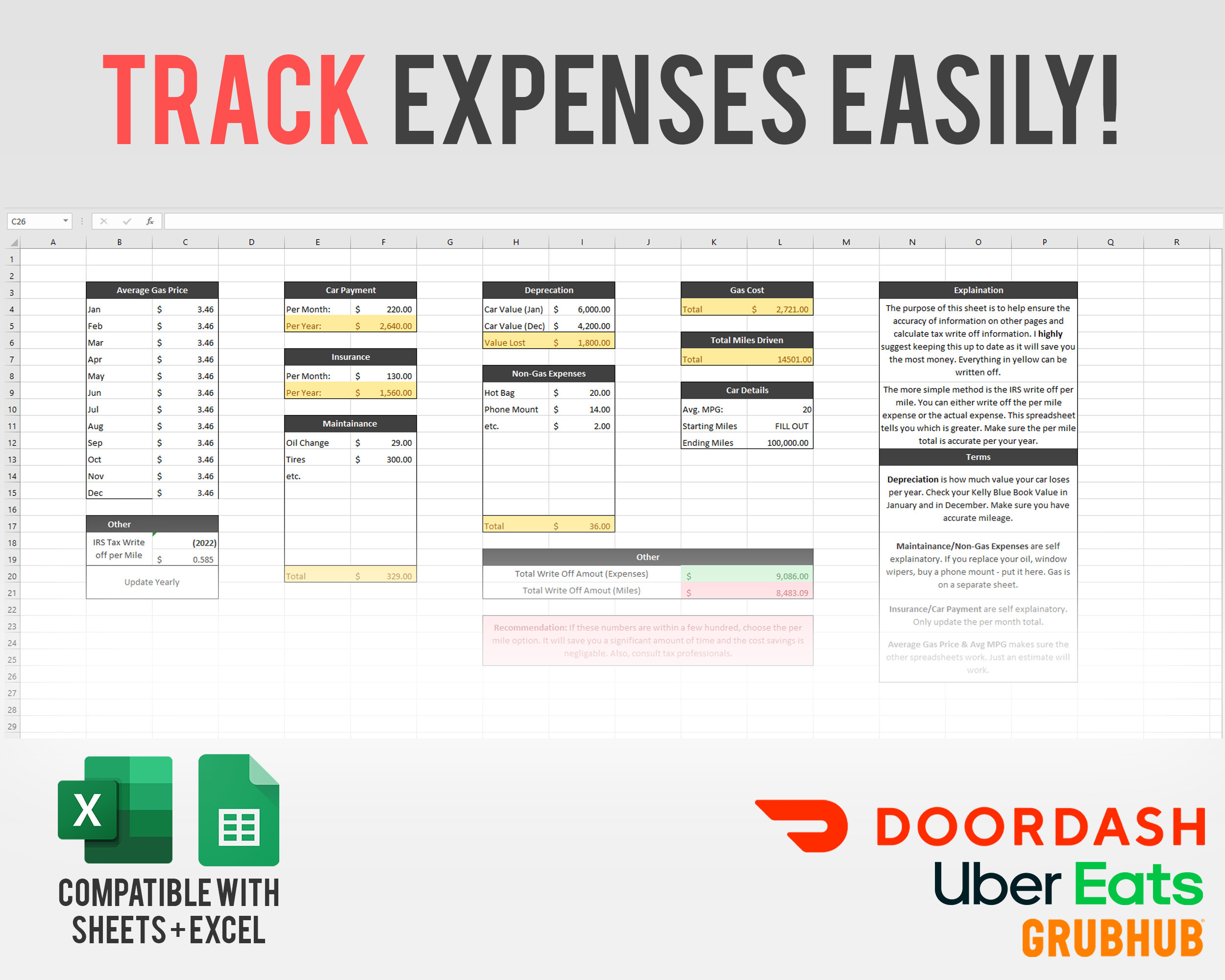 Free Mileage Tracker For Doordash - 1v7hp0g