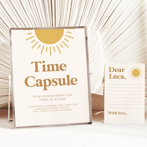 Modelo de cápsula do tempo solar, decorações do primeiro aniversário do sol, primeira viagem ao redor do sol, primeiro aniversário, primeiro aniversário (5459)