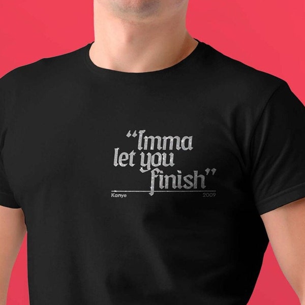 Imma let you finish- Kanye vs Taylor Glitter T-shirt