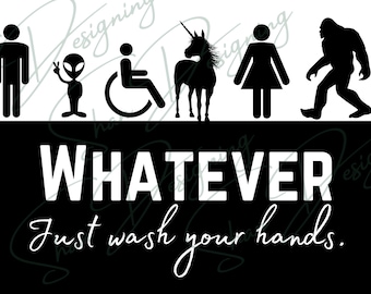 Inclusive Restroom Sign