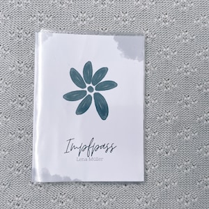 Funda personalizada para certificado de vacunación, incluida funda para sobre