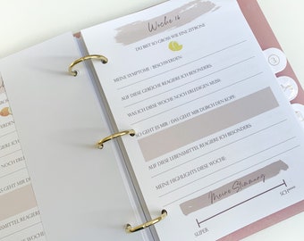 Interchangeable/additional diary pages Pregnancy diary (e.g. miscarriage)