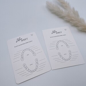 Carte dentaire | Feuille dentaire bébé | Jalons | Idée cadeau | Mémoire