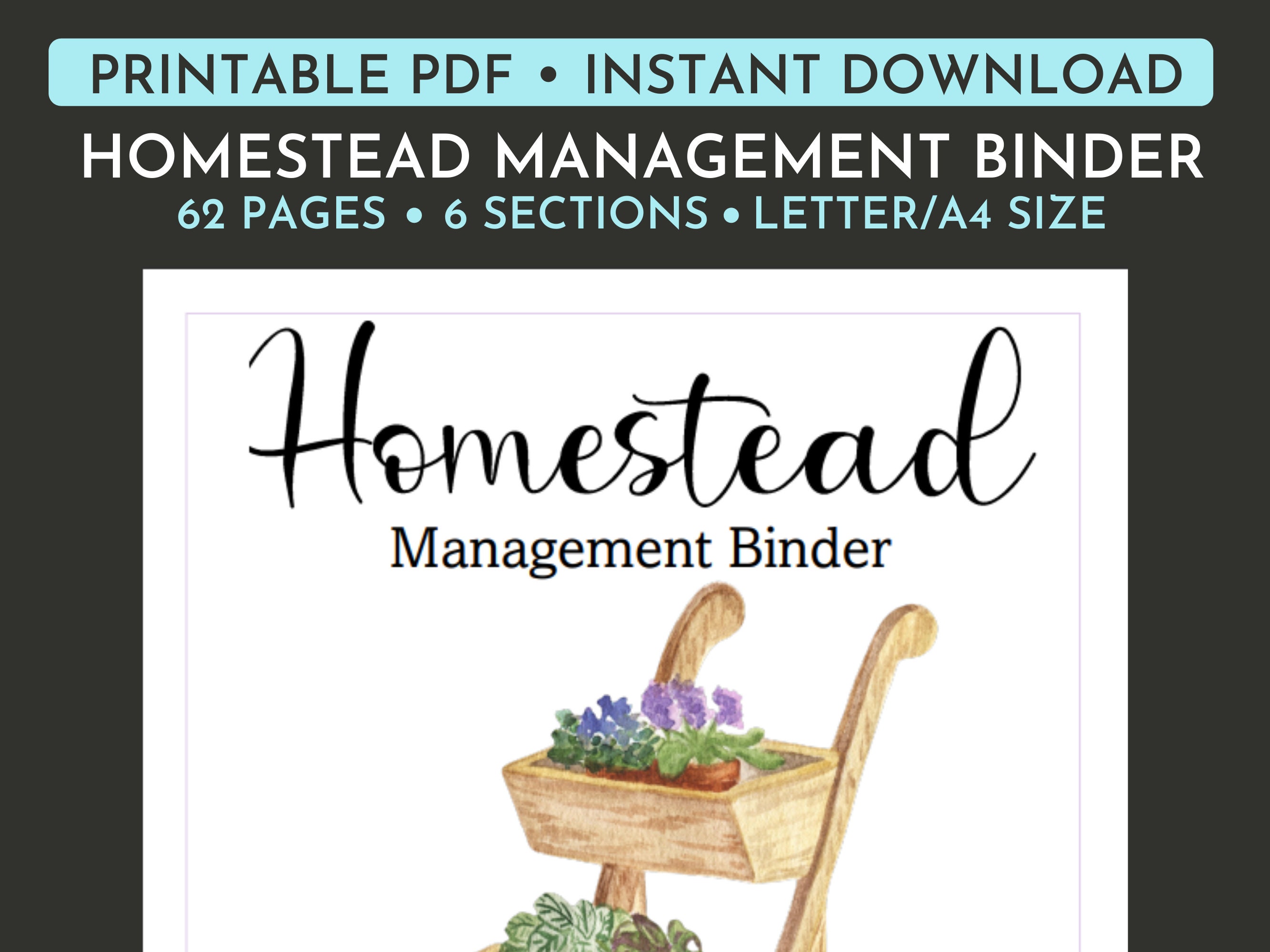 Homesteading Binder - Etsy