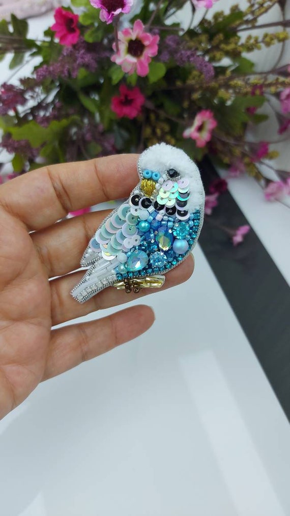 Budgie brooch best sale