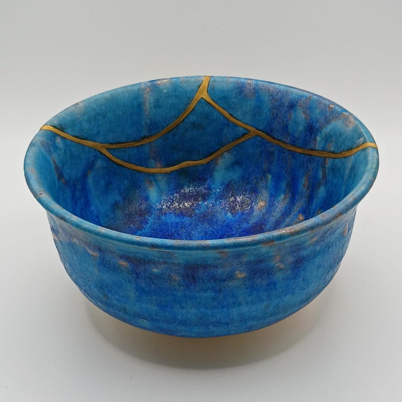 Kinsugi Color 24k Gold Kintsugi Matcha Bowl: Food Safe Ceramic Chawan Teaware - Etsy