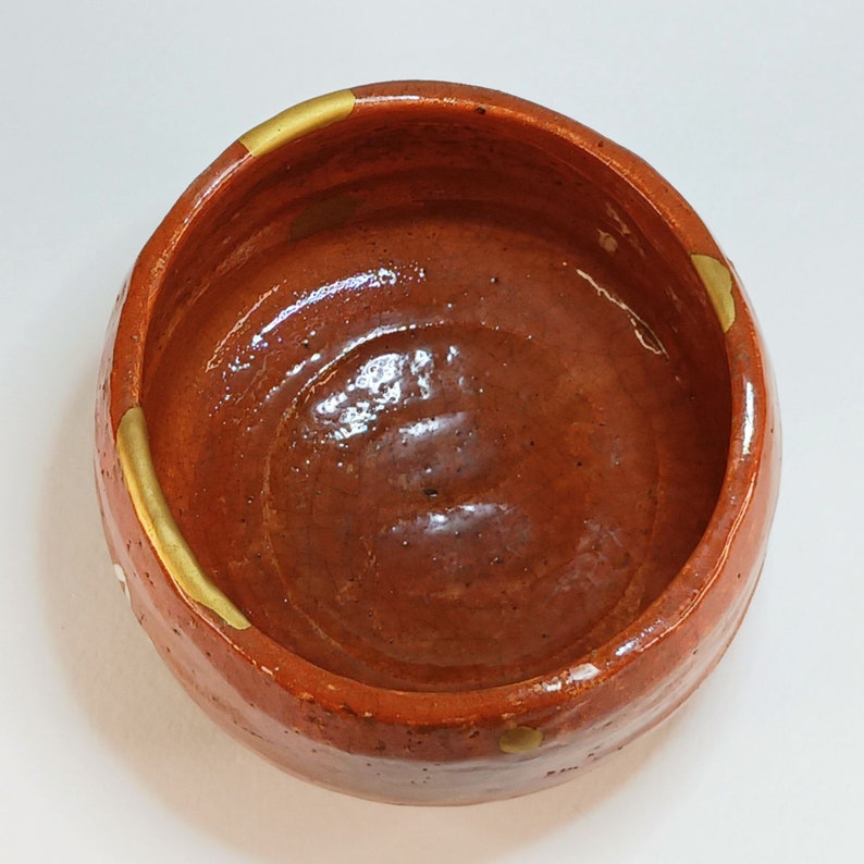 Vintage Genuine Kintsugi Chawan, Food Safe 24k Gold, Raku Ware Matcha