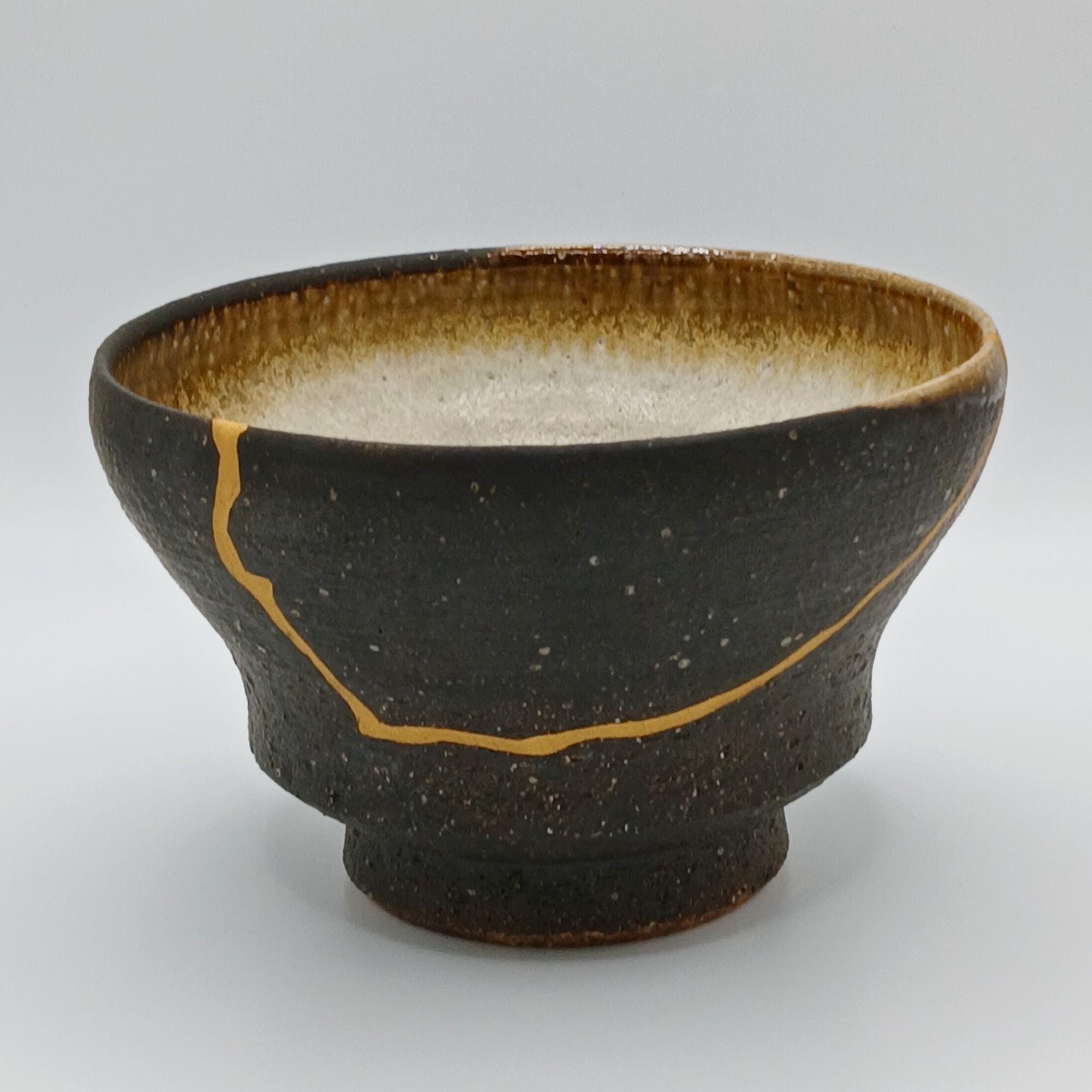 24金金継ぎ茶碗：手作りの日本製陶器茶碗 - Etsy 日本