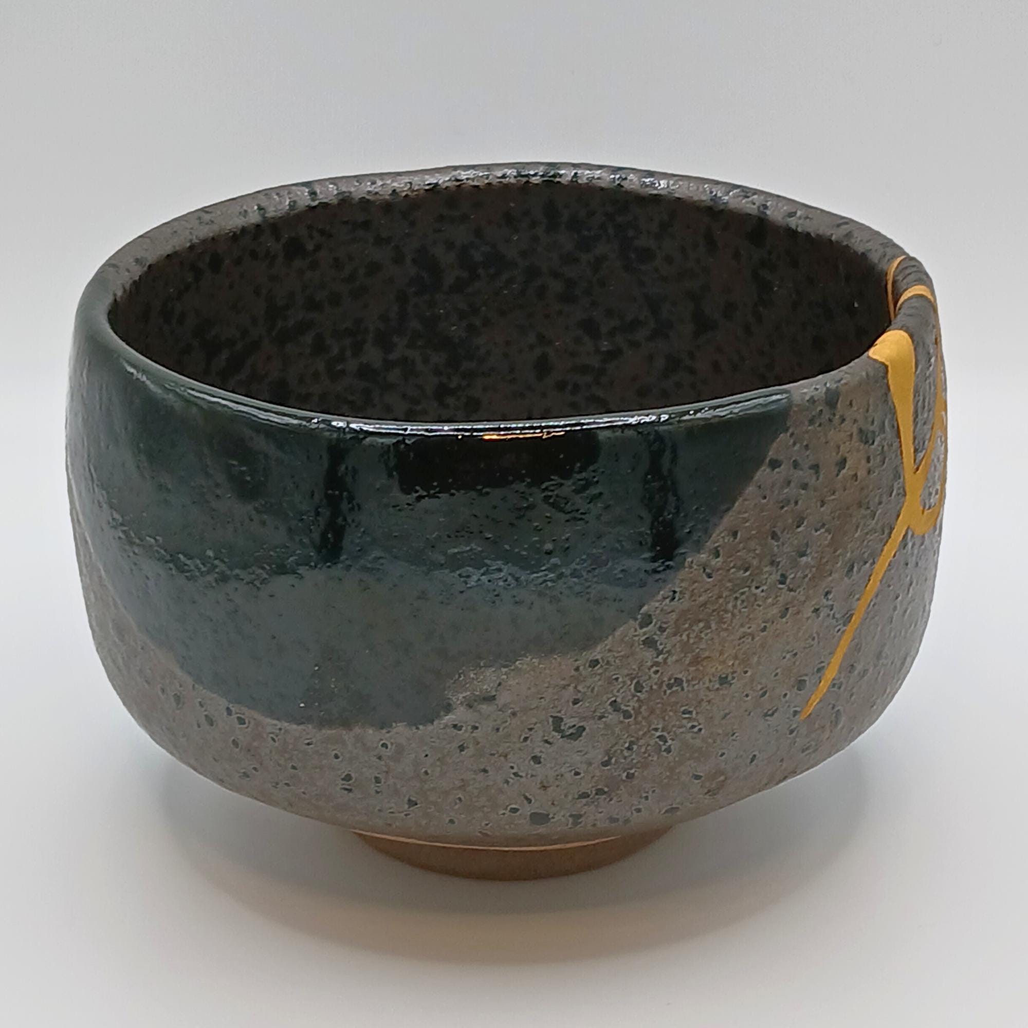 24金金継ぎ茶碗：食品に安全な陶器製抹茶碗 - Etsy 日本
