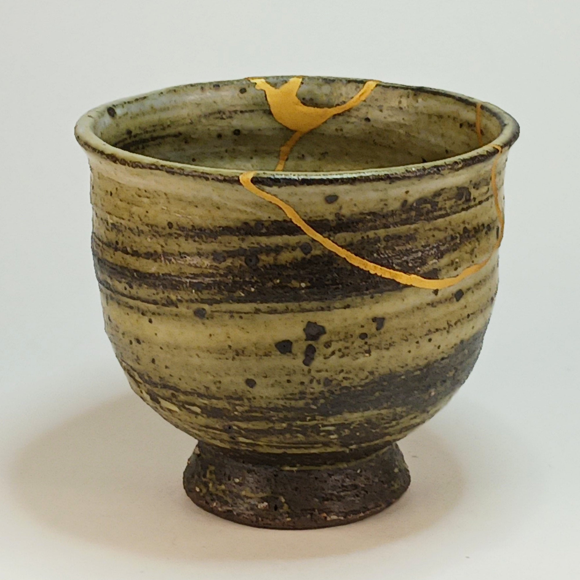 Genuine Kintsugi Teacups Food Safe 24k Gold Shigaraki Ware Etsy