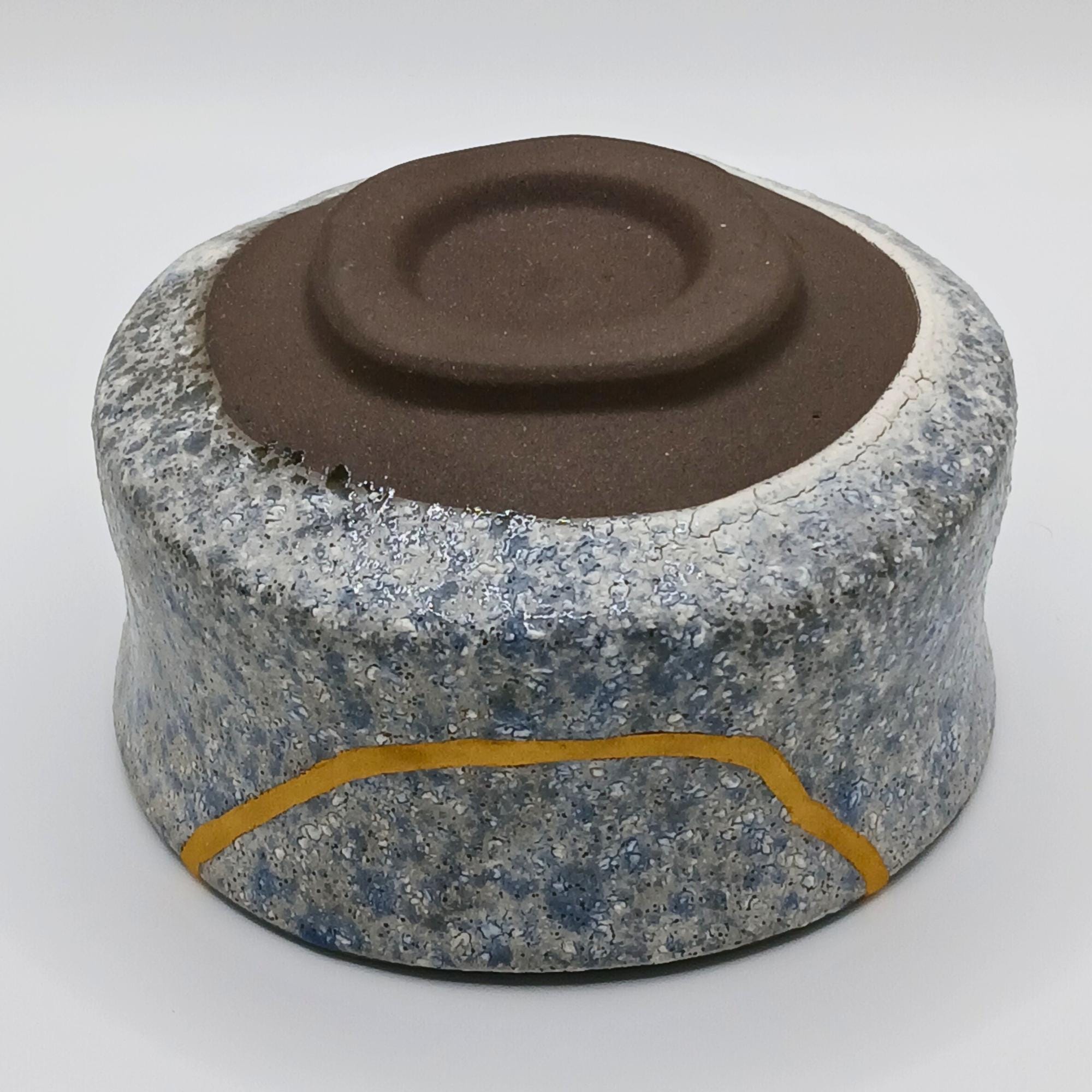 24金金継ぎ抹茶碗：食品に安全な陶器製茶碗 - Etsy 日本