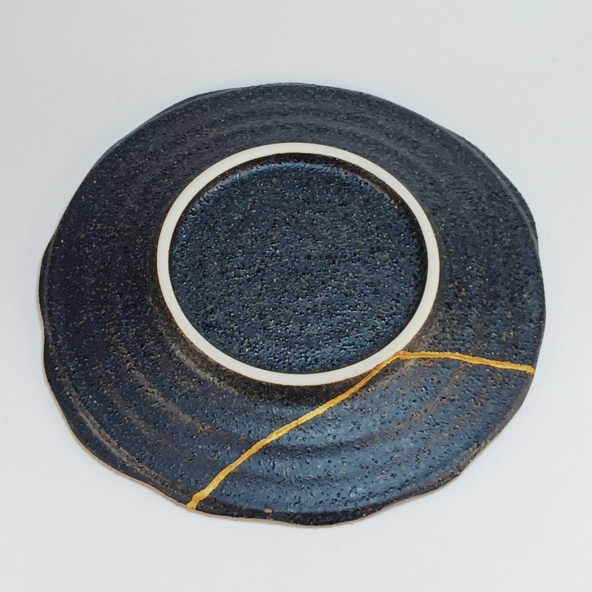 Genuine Kintsugi Teacups, Food Safe 24k Gold, Set of Two Teacups