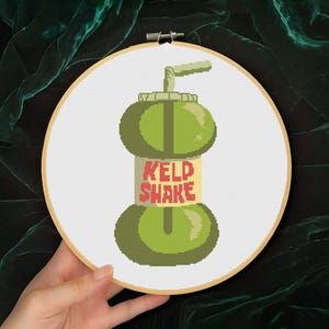 Kelp Shake Cross Stitch Pattern PDF, Funny cross stitch, modern cross stitch, quote cross stitch