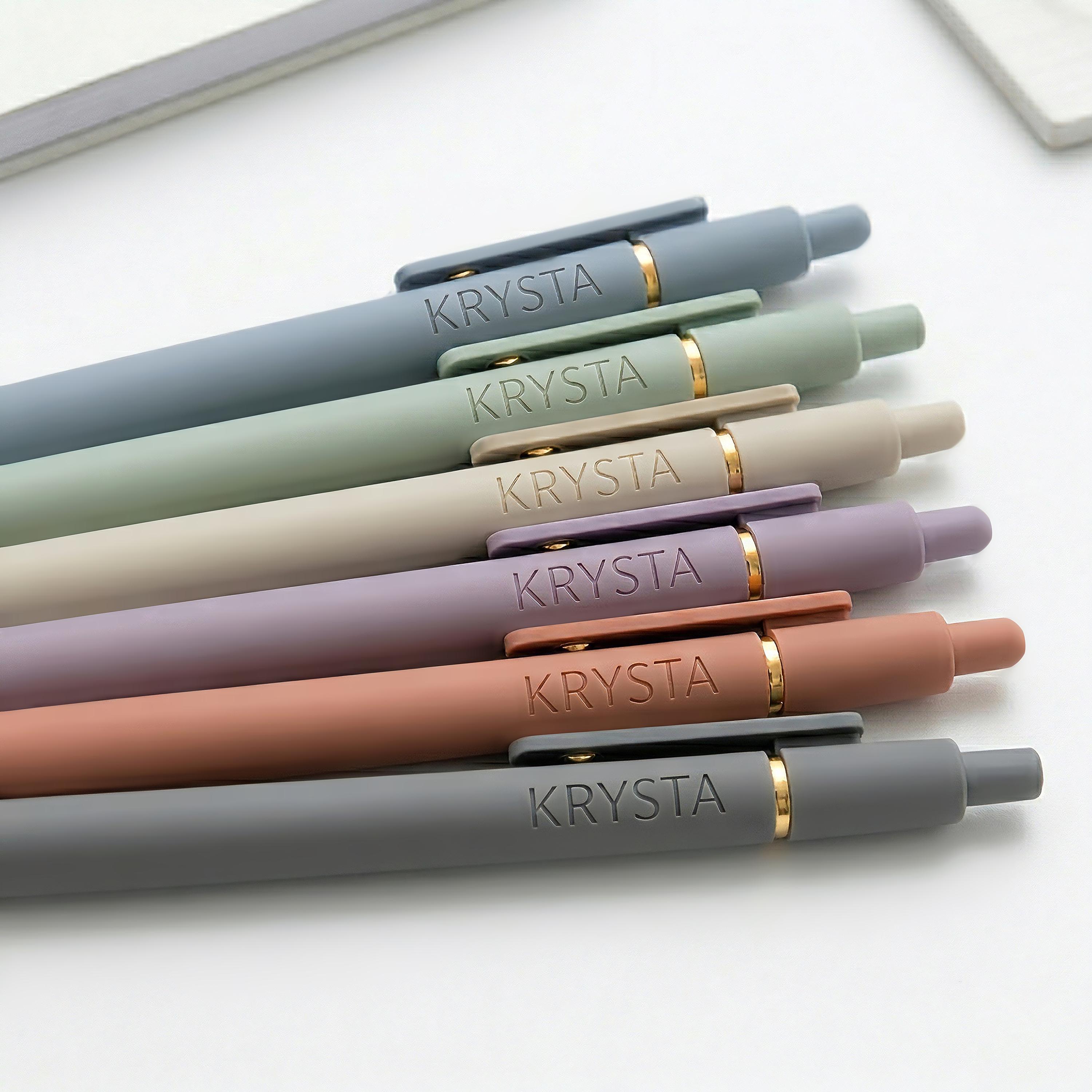 Personalized Engraved Pens Soft Touch Custom Name Pen Bulk Teacher ...
