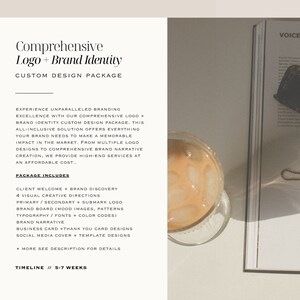 Comprehensive Package-Logo + Brand Identity: Custom Design Package, Custom Logo, Custom Branding, Branding Package, Modern Logo, Logo Suite